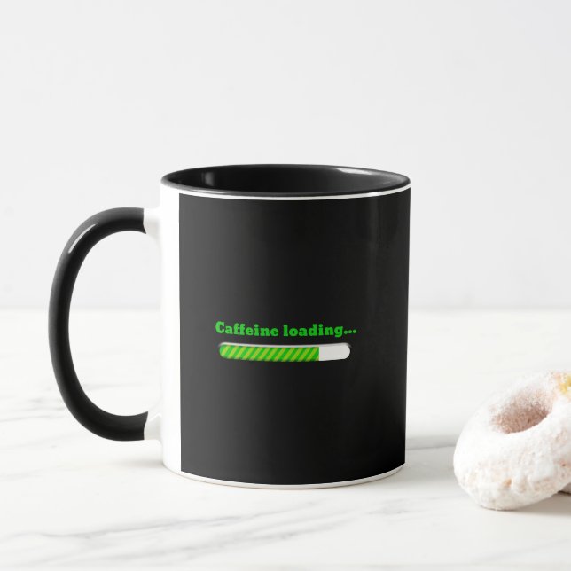 Mug Chargement de caféine (Avec donut)