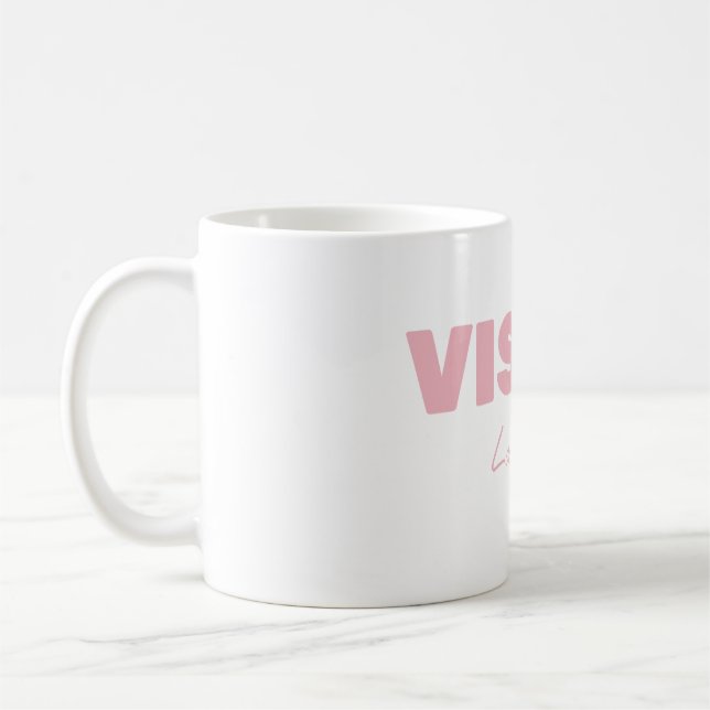 Mug Chargement de vision - Progrès futuriste motivatio (Gauche)