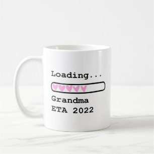 Mug Chargement du café Faire-part bébé Grandma ETA 202