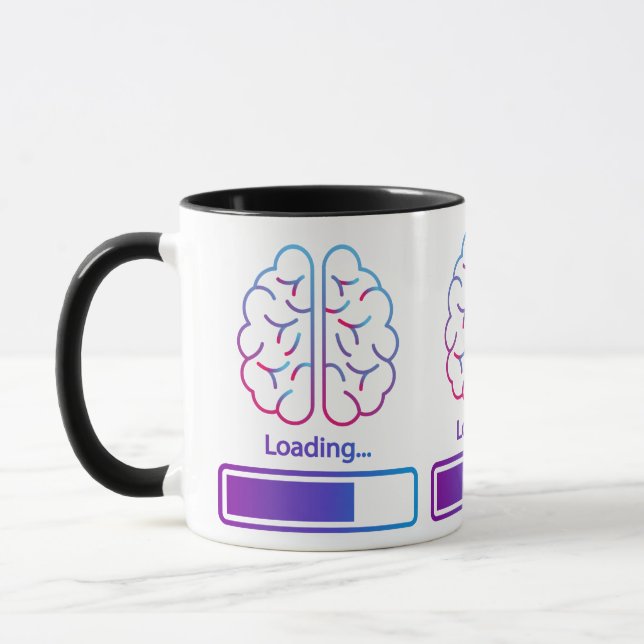 Mug chargement du cerveau (Gauche)