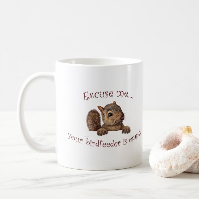 Mug Chargeur d'oiseaux vide (Avec donut)