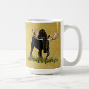Mug Charging Bull Moose