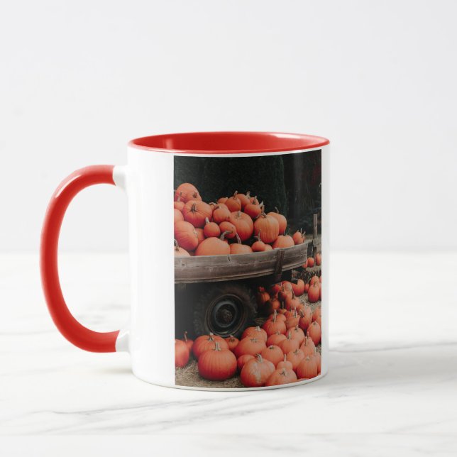 Mug chariot à citrouille (Gauche)