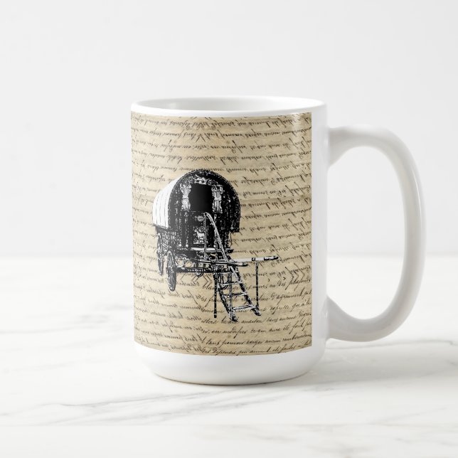 Mug Chariot roumain vintage (Droite)