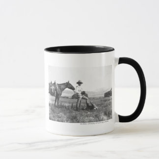 Mug Charles Belden avec le cheval et le crâne