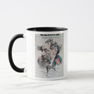 Mug Charles Dickens à cheval sur la Manche
