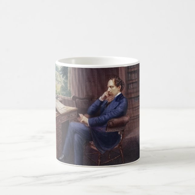 Mug Charles Dickens dans son étude (Centre)