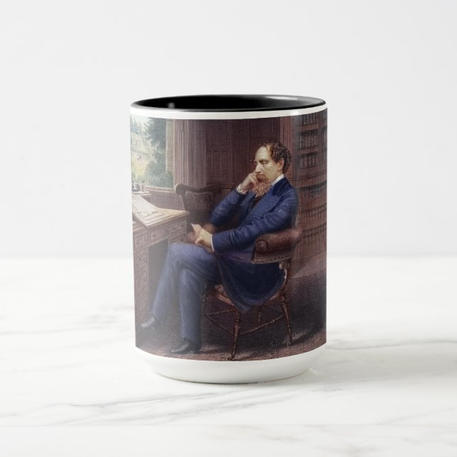 Mug Charles Dickens dans son étude (Centre)