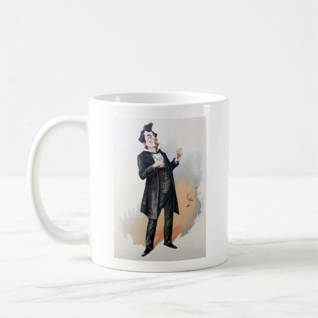 Mug Charles Dickens, Martin Chuzzlewit, M. Pecksniff (Gauche)