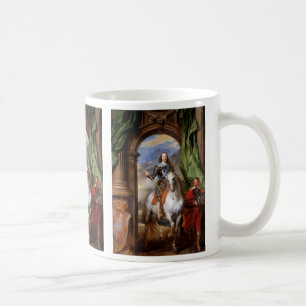 Mug Charles I à cheval par Van Dyck