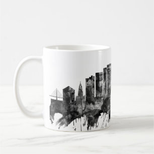 Mug Charleston Caroline du Sud Skyline BW