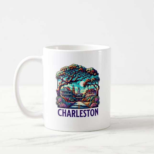 Mug Charleston Ville Caroline du Sud États-Unis (Gauche)