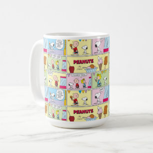 Mug Charlie Brown, Snoopy & Sally   Crème glacée