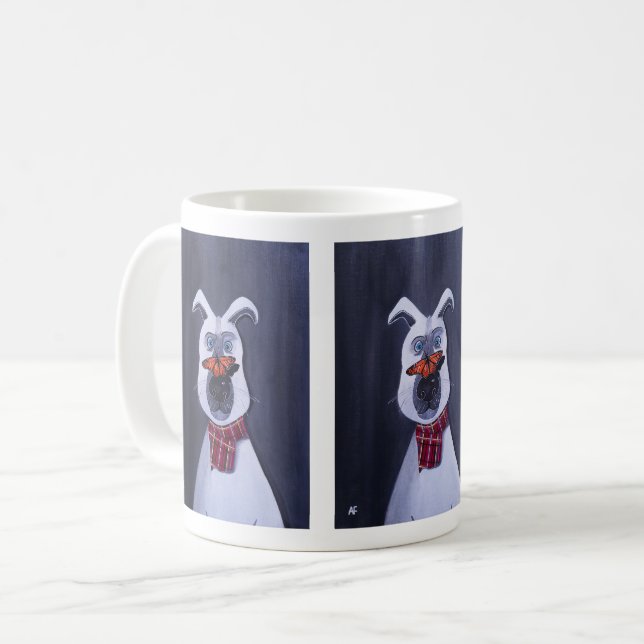 Mug Charlie et la peinture du monarque par Alfred Fox (Devant gauche)