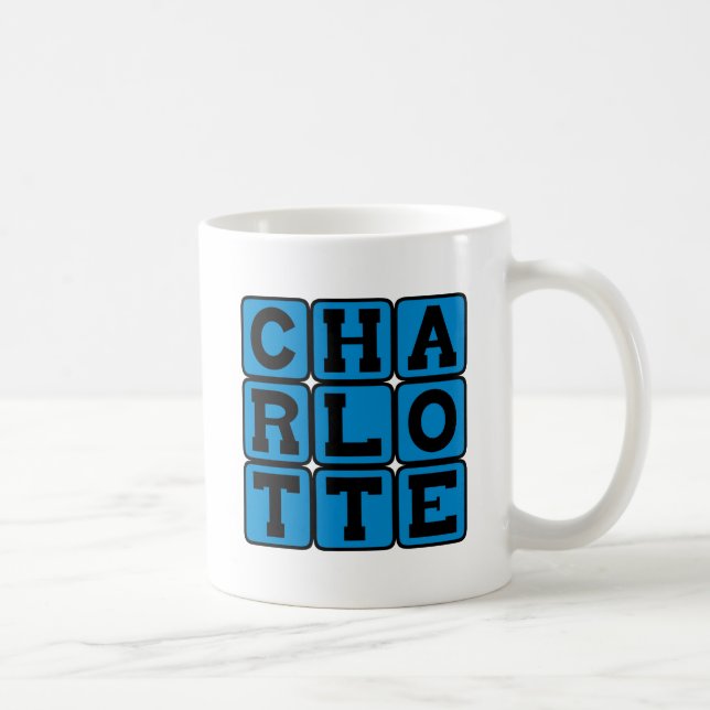 Mug Charlotte, Caroline du Nord États-Unis (Droite)