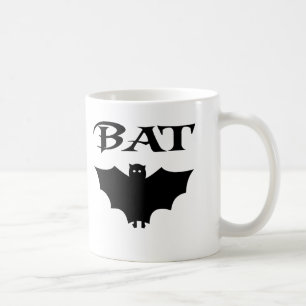 Mug Charmante Chauve-Souris Noir Et Blanc Halloween