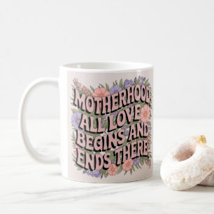 Mug Charmante florale pour maman Maternité significati