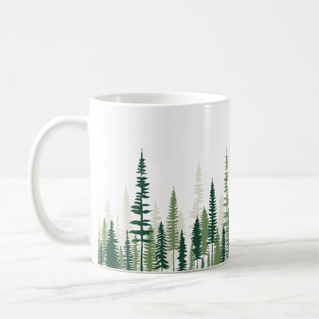 Mug Charme à feuillage persistant (Gauche)