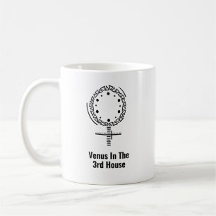 Mug Charme d'astrologie Vénus dans la 3e Maison
