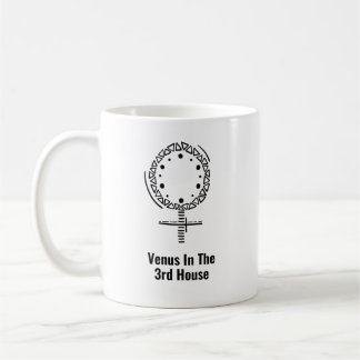 Mug Charme d'astrologie Vénus dans la 3e Maison