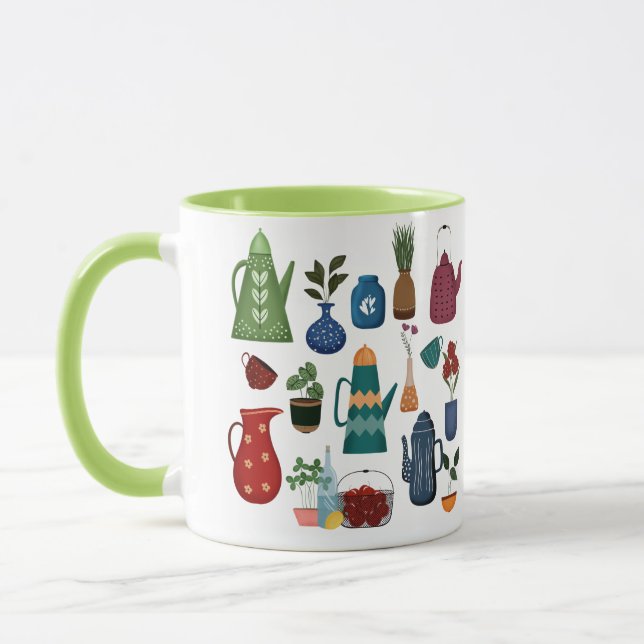 Mug Charme de cuisine moderne du milieu du siècle (Gauche)