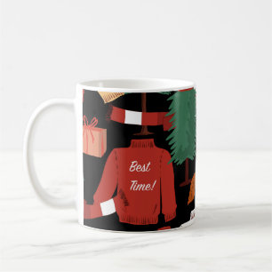 Mug Charme de Noël : Jouer Motif Festif.