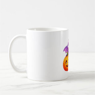 Mug Charme d'Halloween de chauve-souris et de citrouil