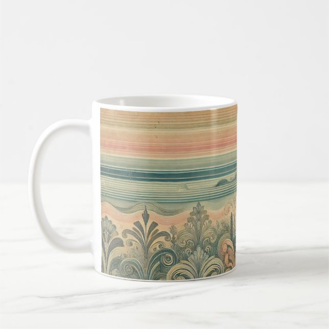 Mug Charme vintage : Brouillard de café (Gauche)