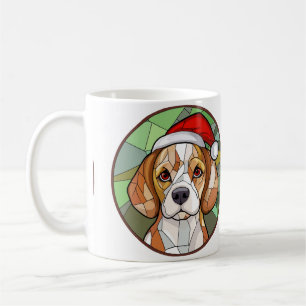 Mug Charming Canine Cheer : Noël à thème Beagle