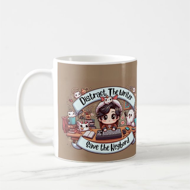 Mug Charming Chaos : Les maux de l'écrivain (Gauche)