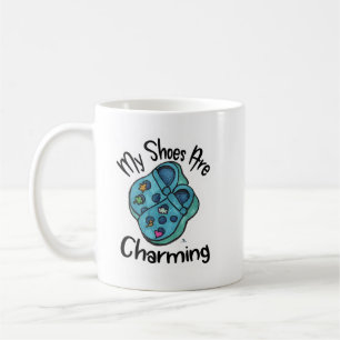 Mug Charming Chaussures Collectible Cartoon drôle Logo