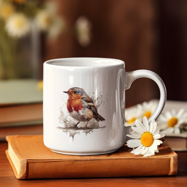 Mug Charming Jardin Robin (Créateur téléchargé)