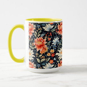 Mug Charming Ranya Floral Pattern-65293