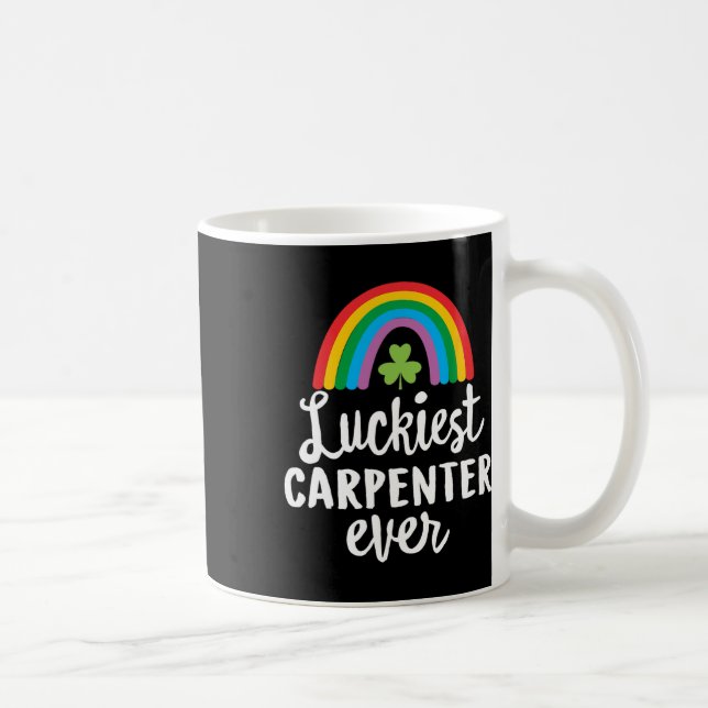 Mug Charpentier le plus chanceux Saint Patrick Shamroc (Droite)