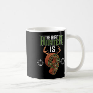 Mug Chasse à 9 ans 9e fête d'anniversaire Chasseur de 