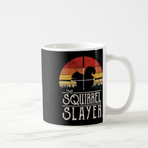 Mug Chasse à l'écureuil de style rétro vintage Sunset