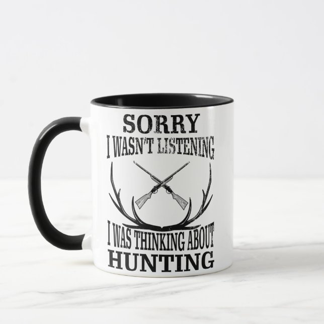Mug Chasse amusante pour les chasseurs qui aiment la c (Gauche)