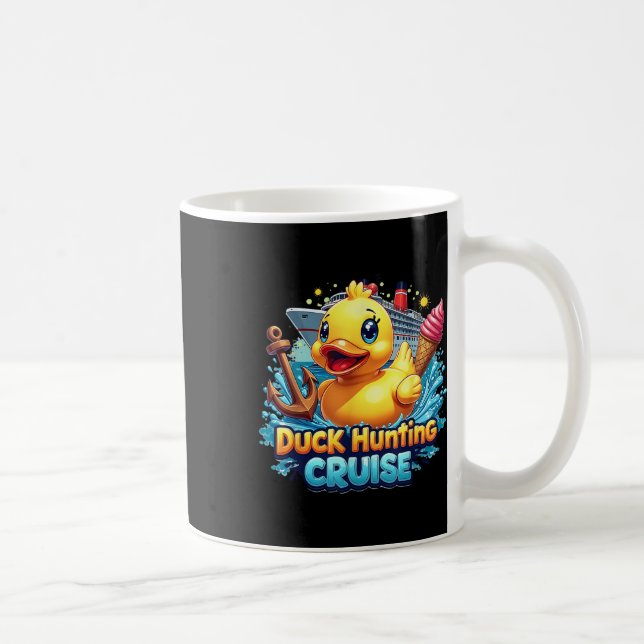 Mug Chasse au canard Chasseur de croisière en caoutcho (Droite)