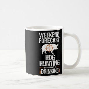 Mug Chasse au porc drôle week-end bière sanglier chass