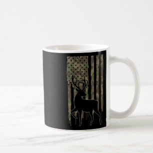 Mug Chasse aux cerfs de Buck Whitetail Drapeau América