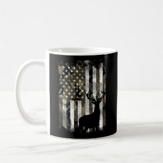 Mug Chasse aux cerfs, Drapeau Camo américain