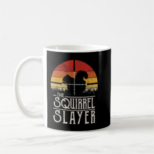 Mug Chasse aux Écureuils de Style Rétro Coucher de Sol
