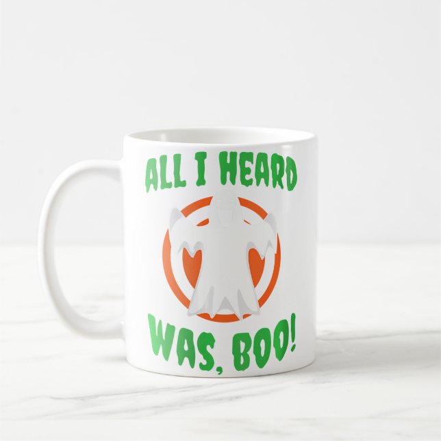 Mug Chasse aux fantômes d'Halloween Tout ce que j'ai e (Gauche)