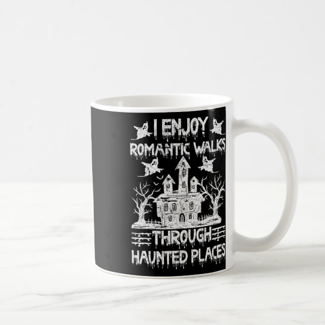 Mug Chasse Aux Fantômes Marches Romantiques À Travers  (Droite)