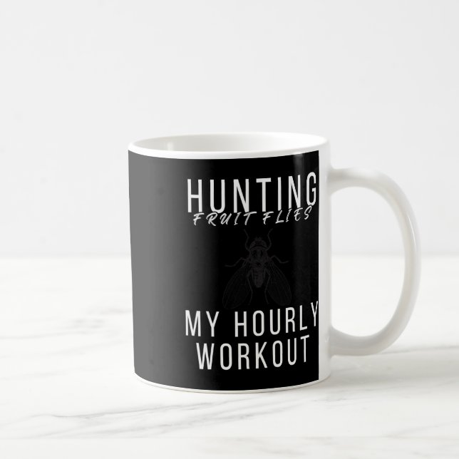 Mug Chasse aux mouches à fruits - Chasse aux mouches à (Droite)