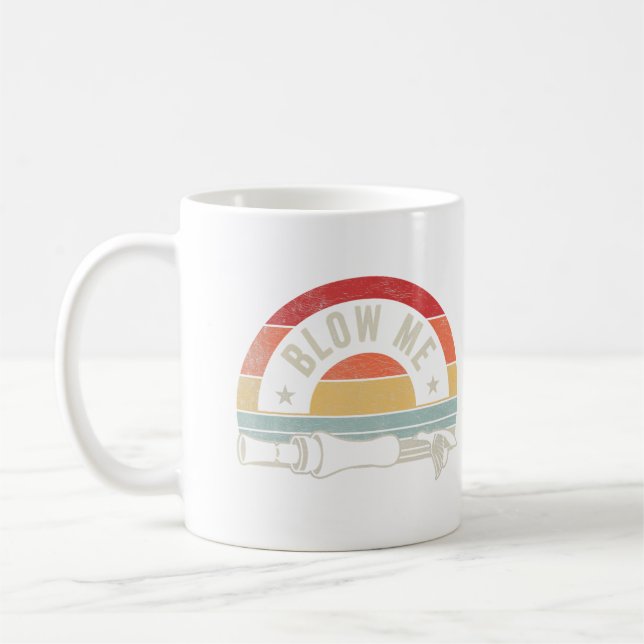 Mug Chasse canard drôle Appelez-moi chasseur de sauvag (Gauche)