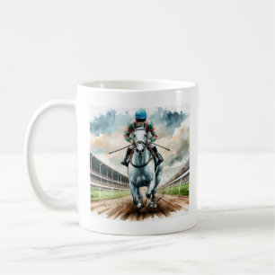 Mug Chasse de course à cheval avec une course d'étirem