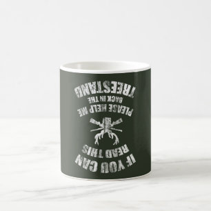 Mug Chasse drôle, cadeau humoristique d'énonciation de