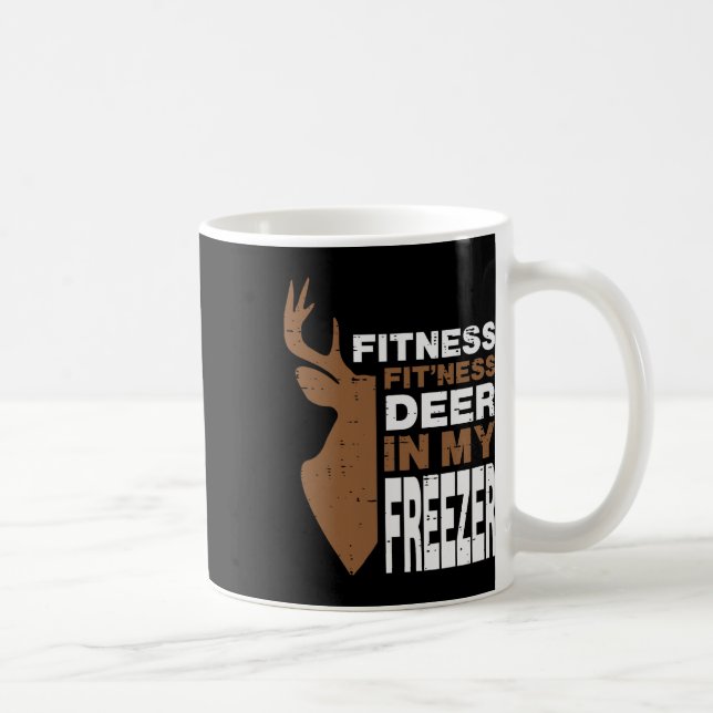 Mug Chasse Fitness Deer Dans Freezer Hunter Hommes Gar (Droite)