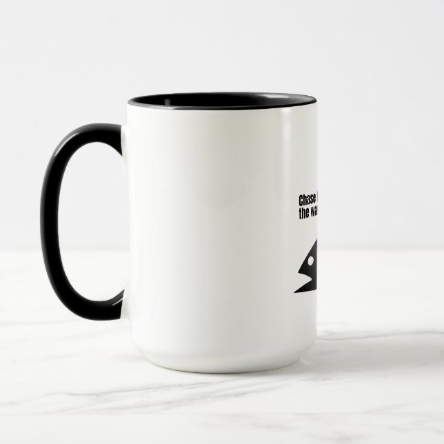 Mug Chasse la prise, conquiert les vagues. (Gauche)